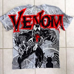 Venom marvel all over print shirt M